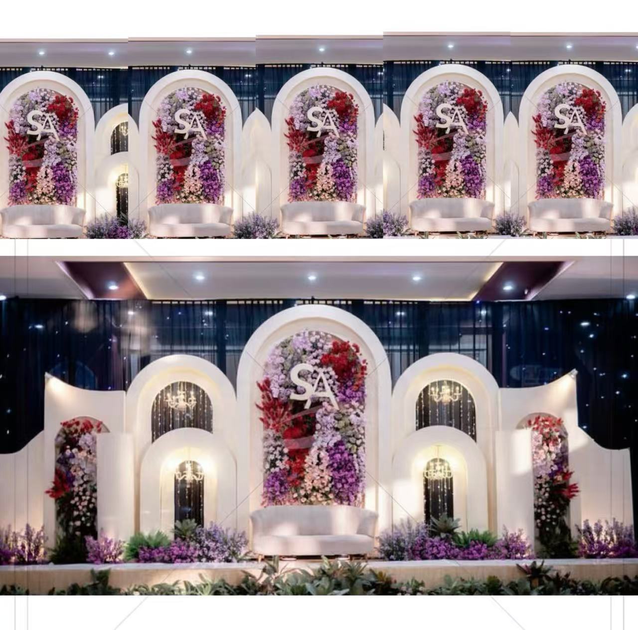Wedding Supply Rentals - 웨딩 장식 용품 PVC 아치형 백드롭