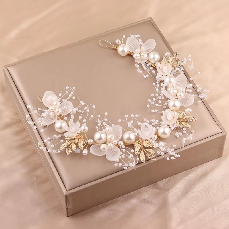 Wedding Arch Flower - 귀여운 공주 왕관 머리 장식 꽃