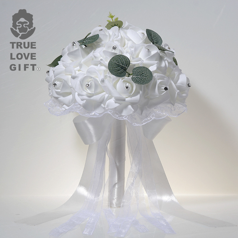 1개 웨딩 핸드 부케 신부용 유칼립투스 잎 예식 인조  - Wedding Ceremony Supply 리뷰 및 가격