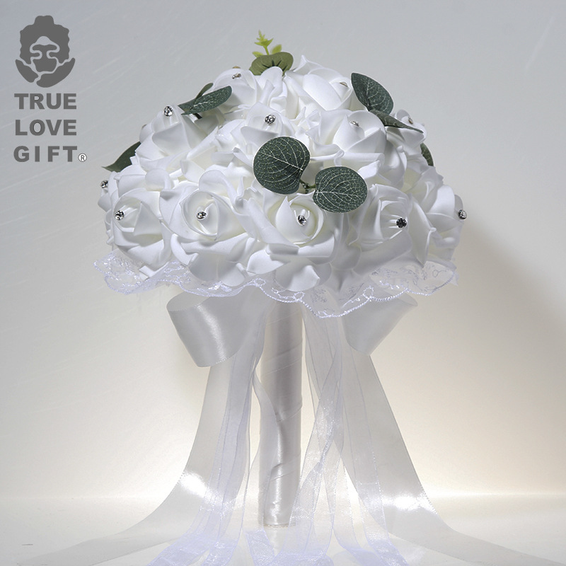 1개 웨딩 핸드 부케 신부용 유칼립투스 잎 예식 인조  - Wedding Ceremony Supply 리뷰 및 가격