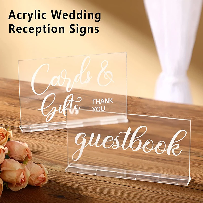 YOMDID 소박한 아크릴 결혼식 피로연 사인, 손님용 - Wedding Ceremony Supply 리뷰 및 가격