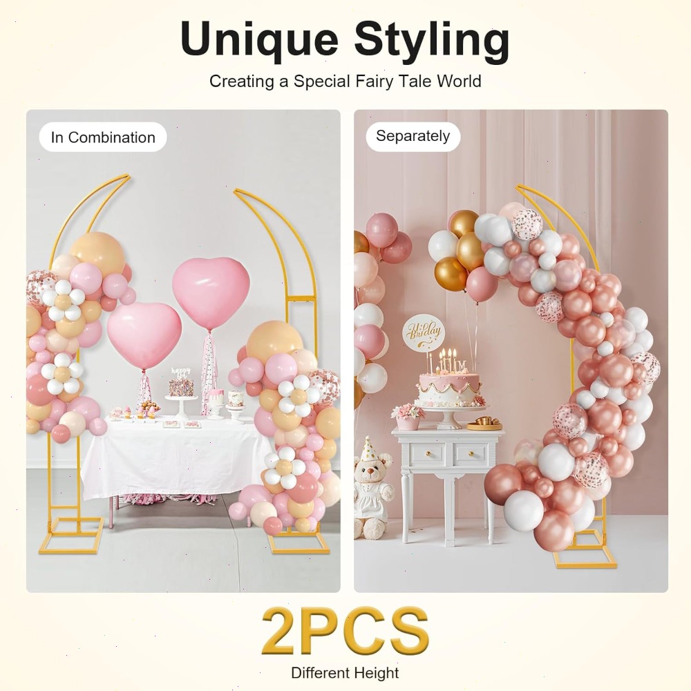 2개 곡선형 웨딩 아치 백드롭 스탠드, 웨딩 아치, 풍 - Wedding Arch Flower 리뷰 및 가격