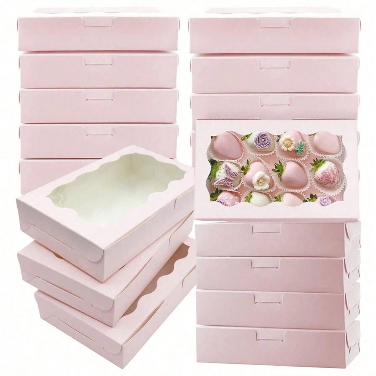 10/30/50Pcs 크래프트 종이 케이크 사탕 상자  - Wedding Favor Box 리뷰 및 가격