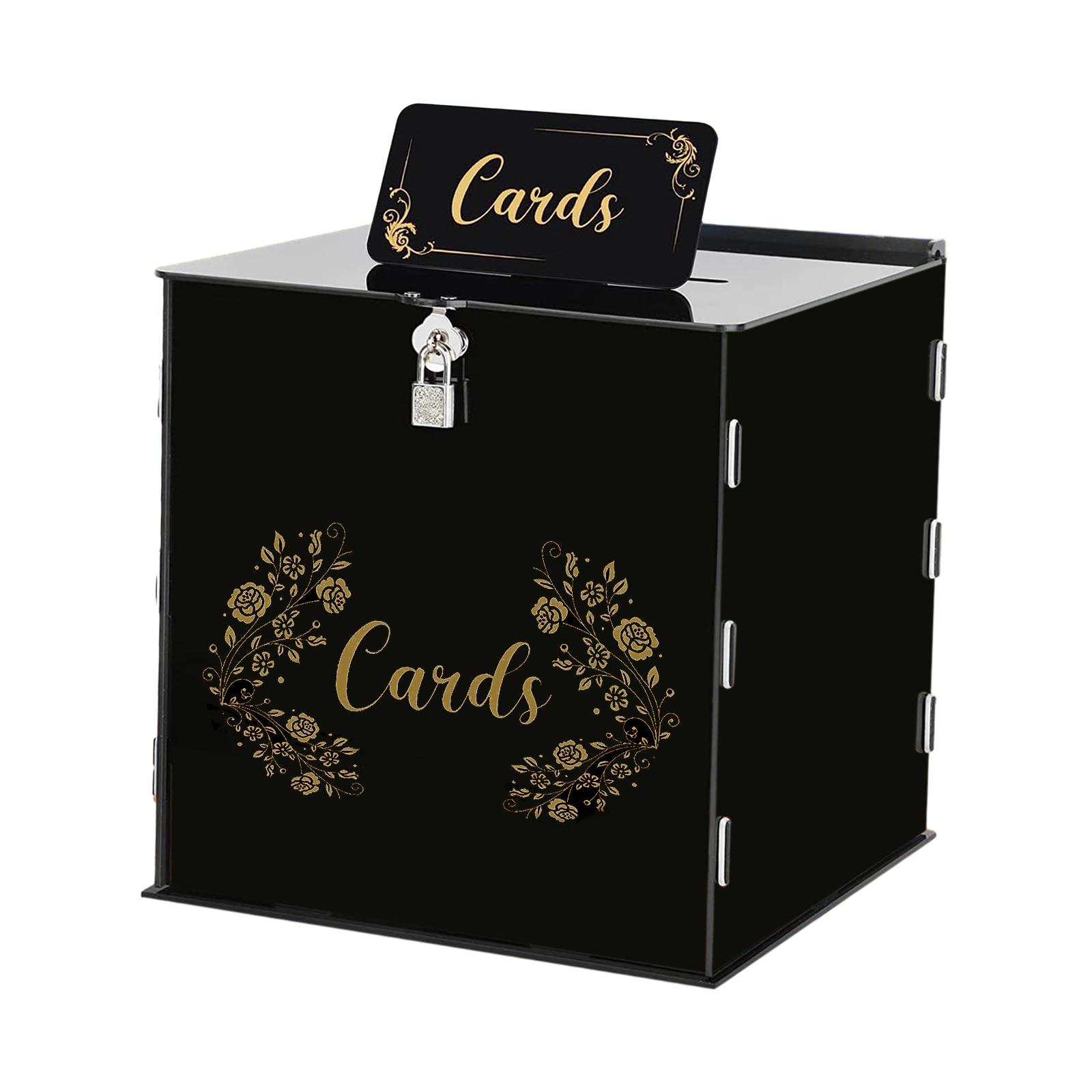 아크릴 웨딩 카드 박스, 현금 선물 홀더 박스, 인사말 - Wedding Card Box 리뷰 및 가격