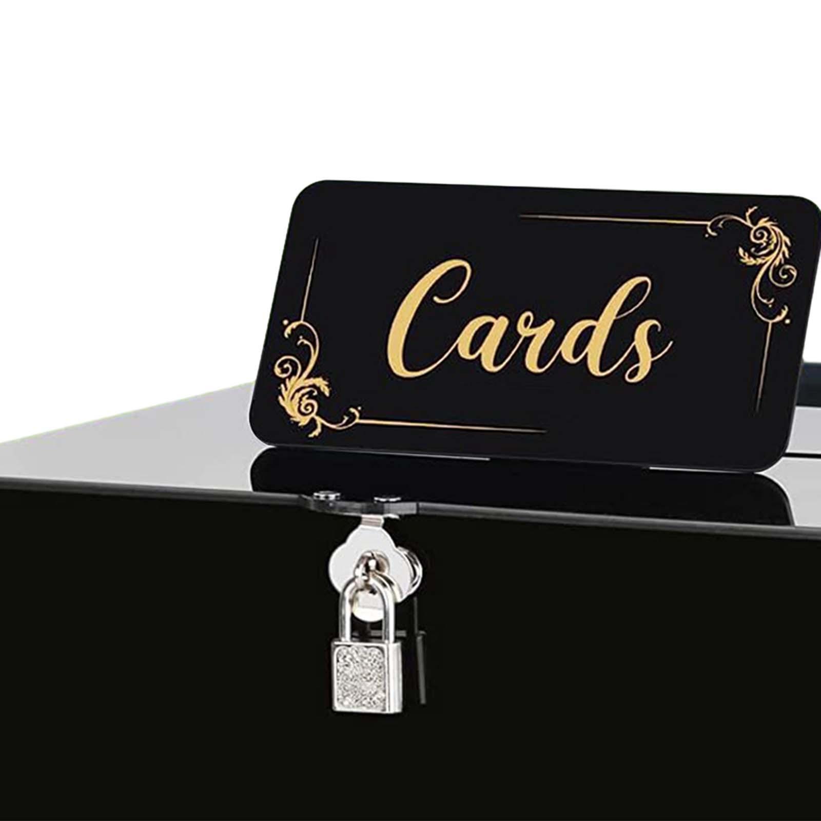 아크릴 웨딩 카드 박스, 현금 선물 홀더 박스, 인사말 - Wedding Card Box 리뷰 및 가격