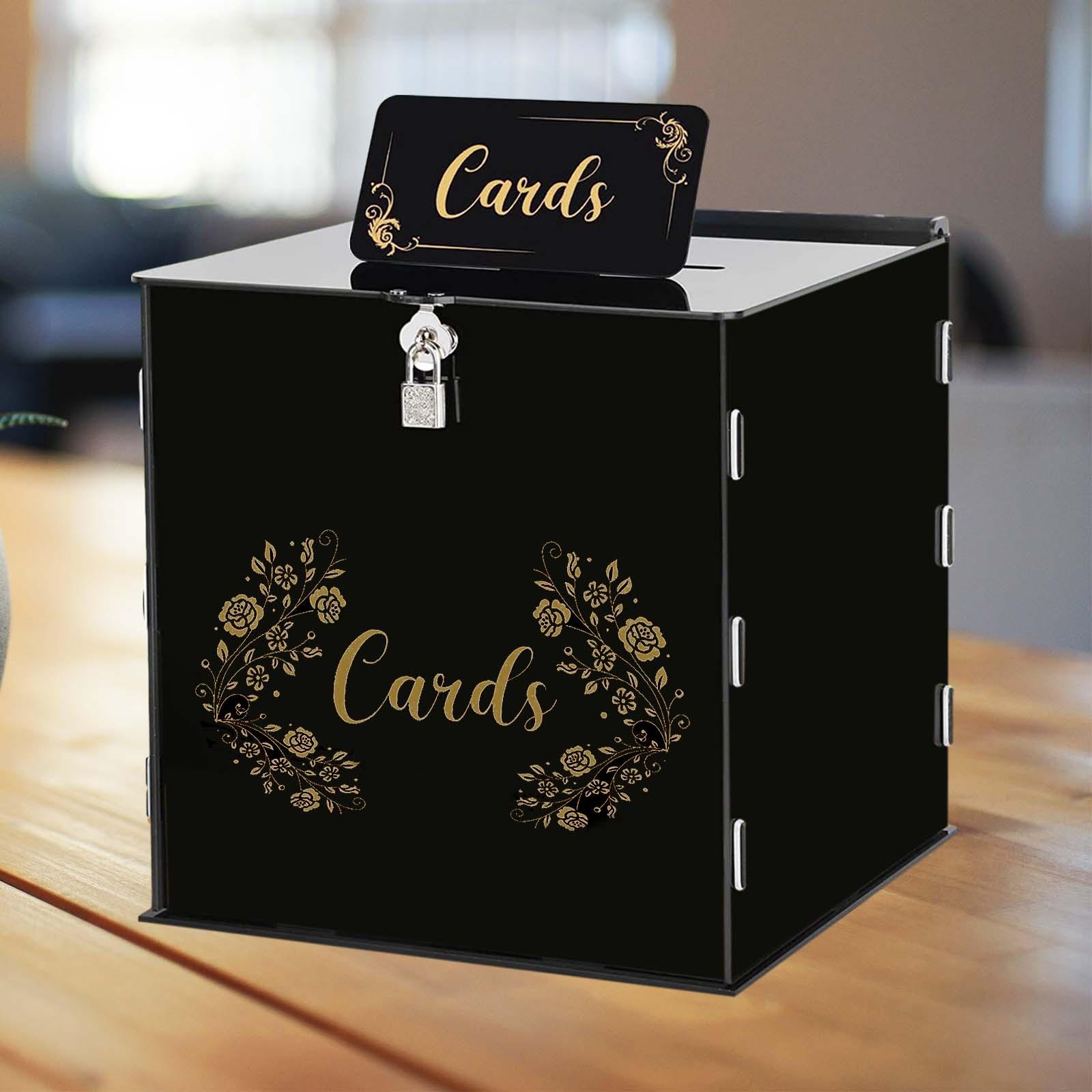 아크릴 웨딩 카드 박스, 현금 선물 홀더 박스, 인사말 - Wedding Card Box 리뷰 및 가격