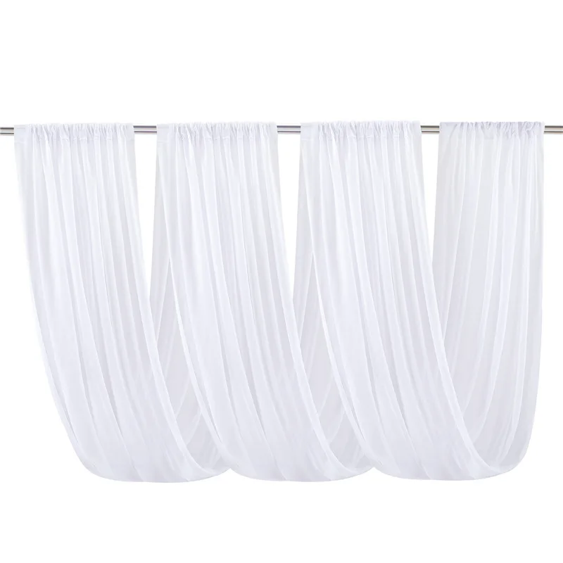 웨딩 아치 천장 드레이프 지붕 장식 쉬어 쉬폰 얇은 명 - Wedding Ceremony Supply 리뷰 및 가격