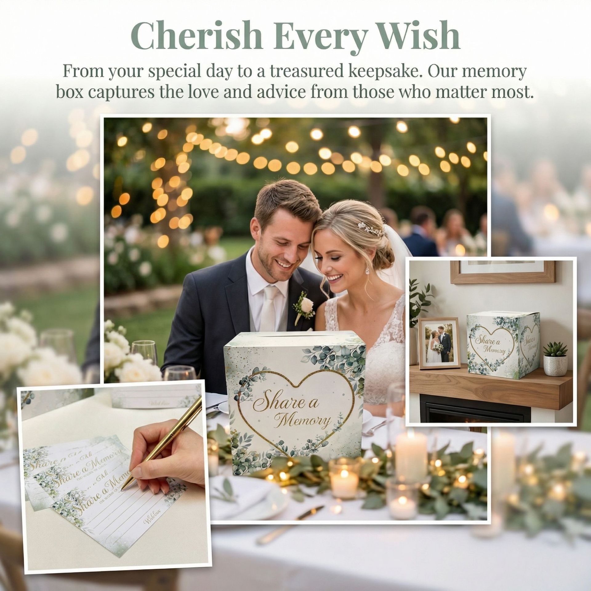 흰색 꽃무늬 웨딩 카드 박스, 신부 베이비 샤워 파티  - Wedding Card Box 리뷰 및 가격