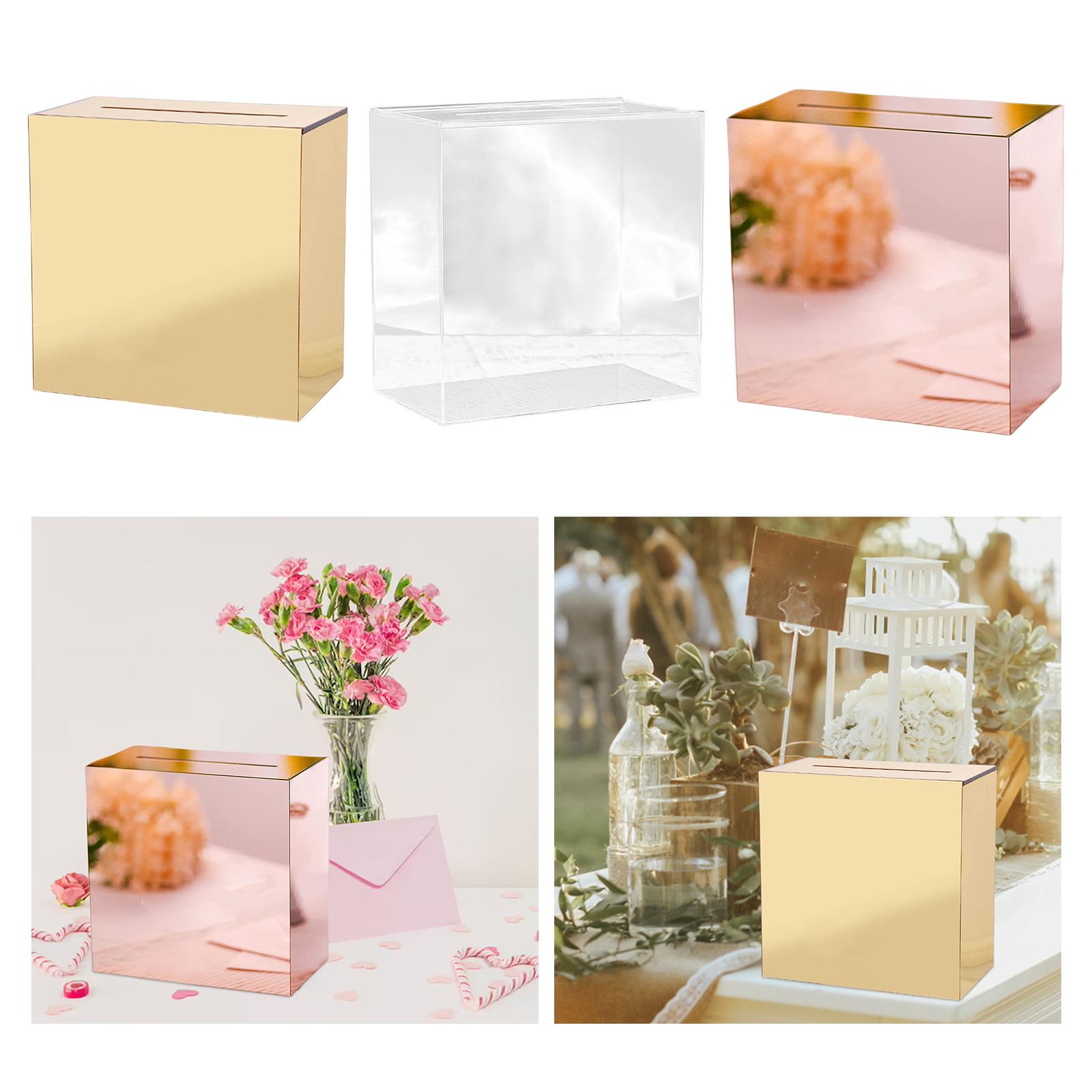 아크릴 웨딩 카드 상자 생일 파티 베이비 샤워를 위한  - Wedding Card Box 리뷰 및 가격