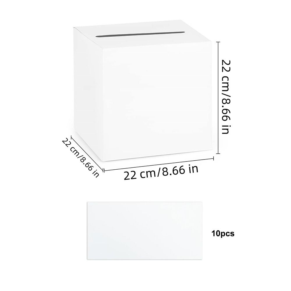 창의적인 흰색 검정색 웨딩 카드 상자 축복 카드보드 선 - Wedding Card Box 리뷰 및 가격