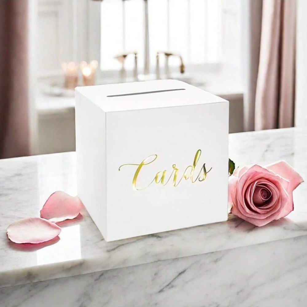 창의적인 흰색 검정색 웨딩 카드 상자 축복 카드보드 선 - Wedding Card Box 리뷰 및 가격