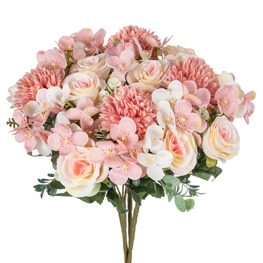1/4개 인조 꽃 장미 국화 실크 신부 부케 웨딩 가든 - Wedding Arch Flower 리뷰 및 가격