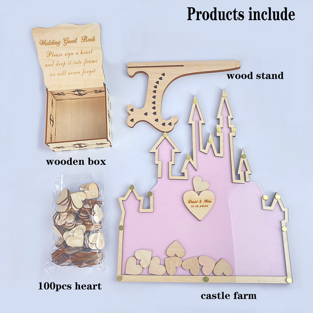 개인화 된 성 방명록 결혼식 하락 상자 서명 심혼을 가 - Wedding Favor Box 리뷰 및 가격