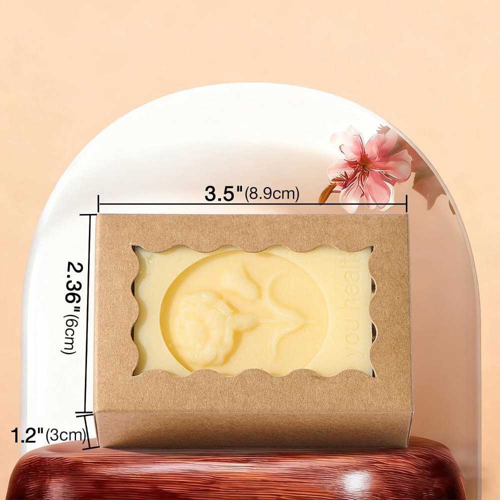 크라프트 갈색 비누 선물 상자 (투명창 포함) 3.5x - Wedding Favor Box 리뷰 및 가격
